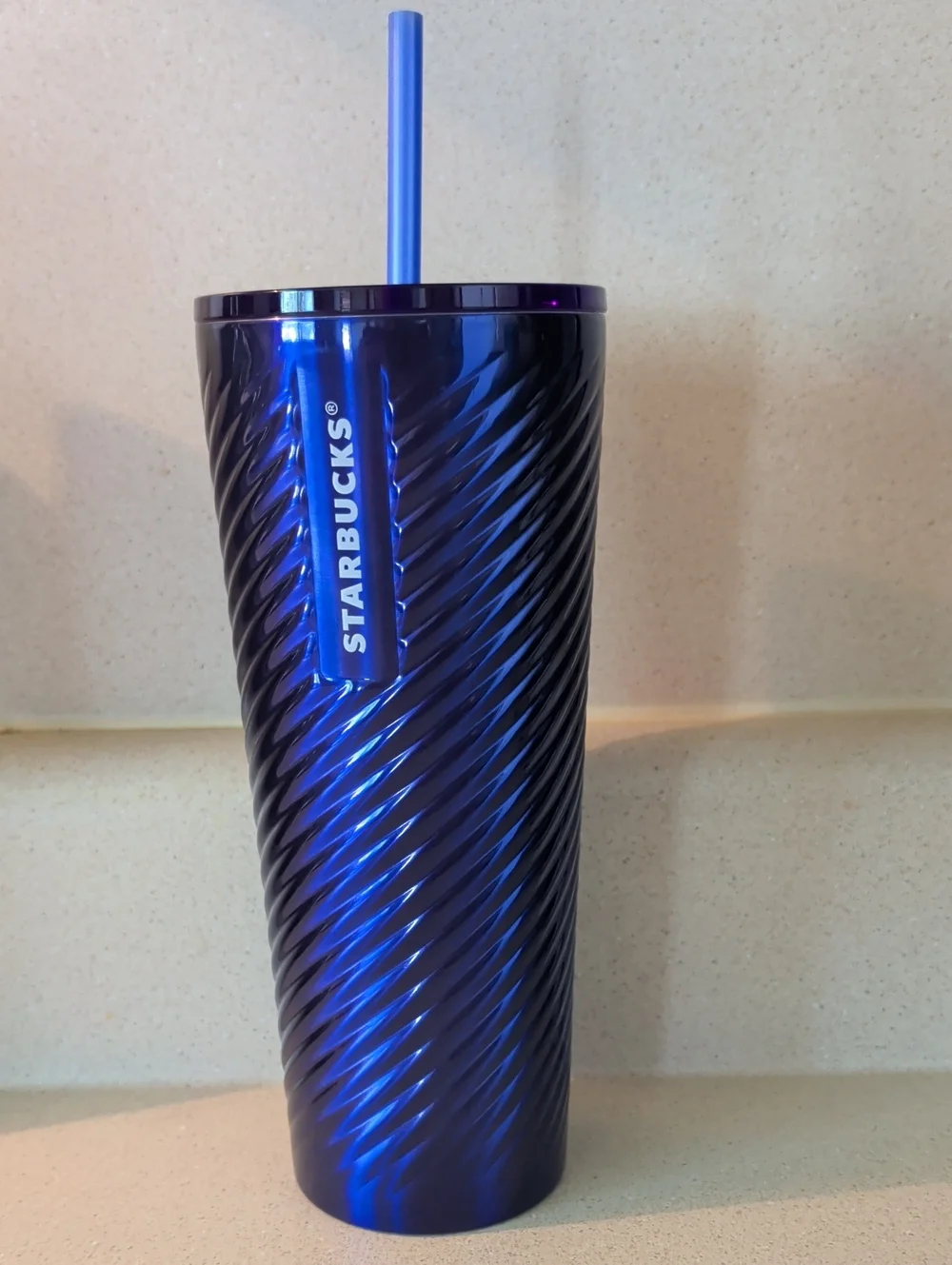 Blue Starbucks Tumbler